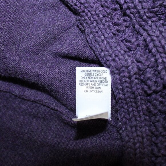 Banana Republic Women's Purple cardigan open front sleeveless size S - Picture 5 of 6